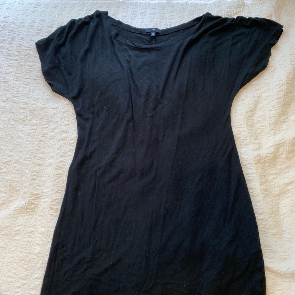 Black Gap short sleeve  t-shirt dress
